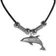 Dolphin Adjustable Cord Necklace